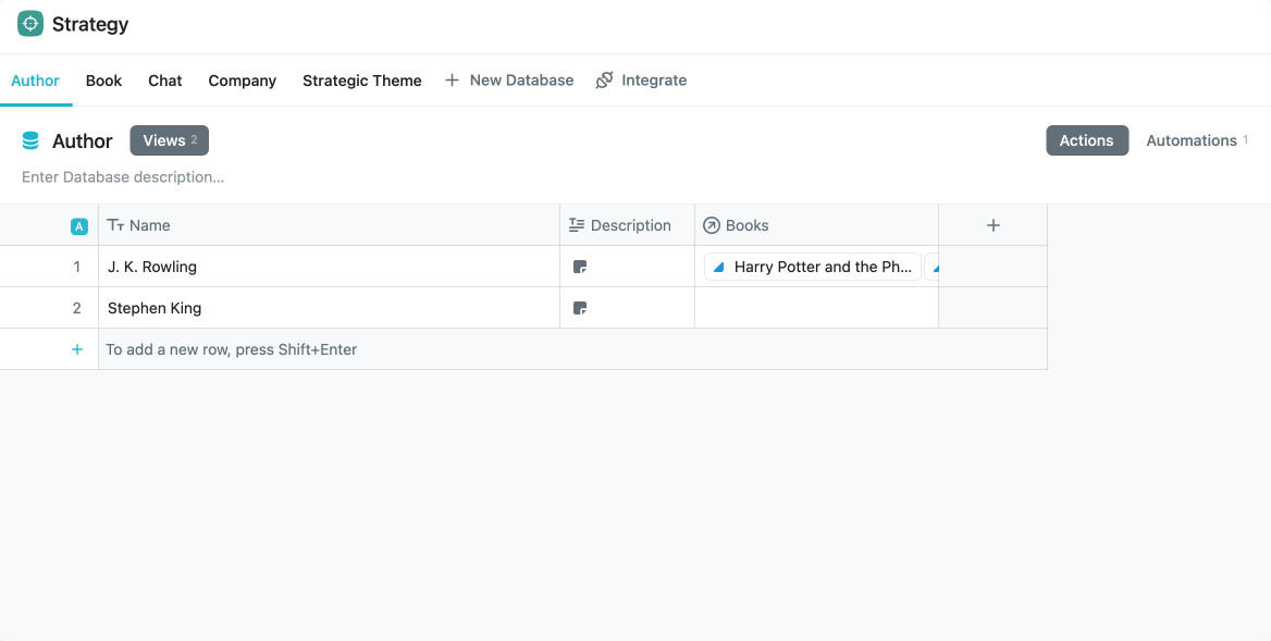 Location field is great to store address or coordinates.