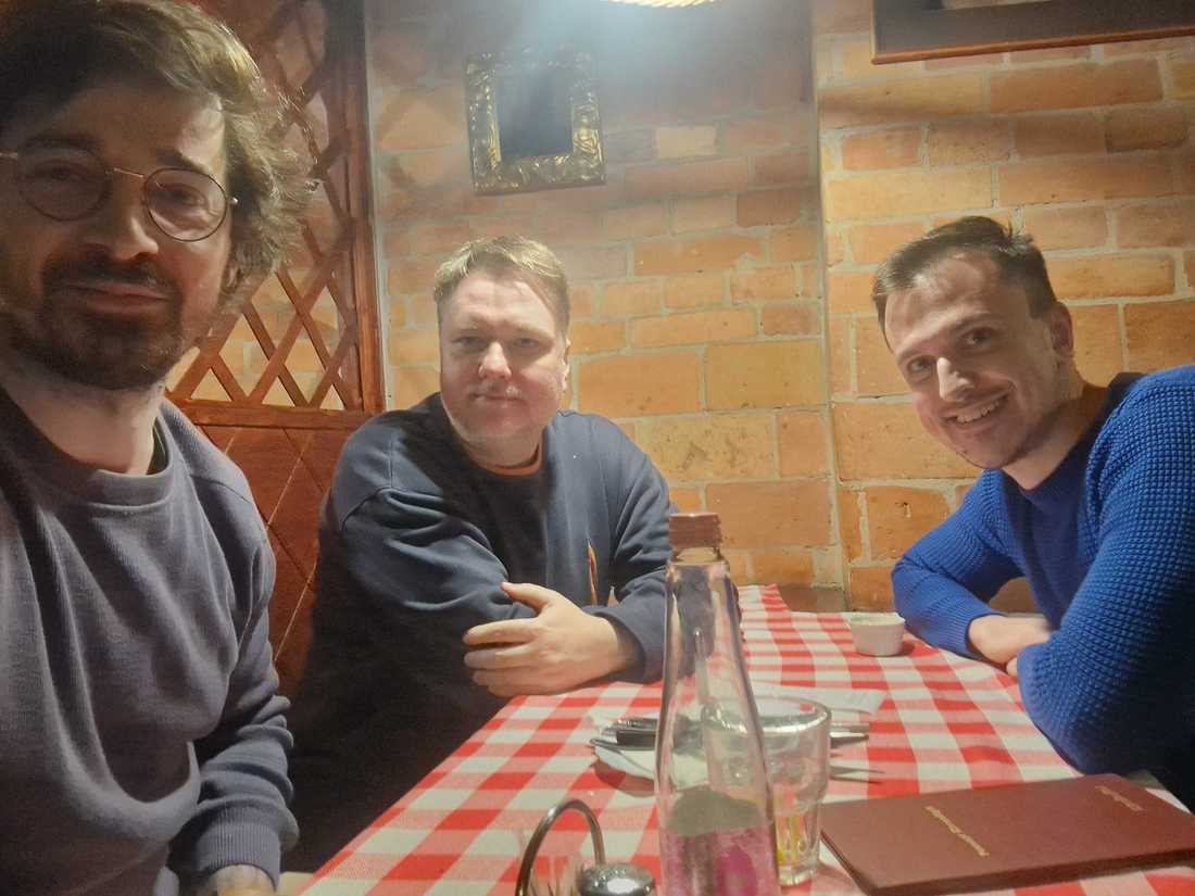 New and very smart Hungarian part of Fibery (Peter, Kálmán and Robi). 