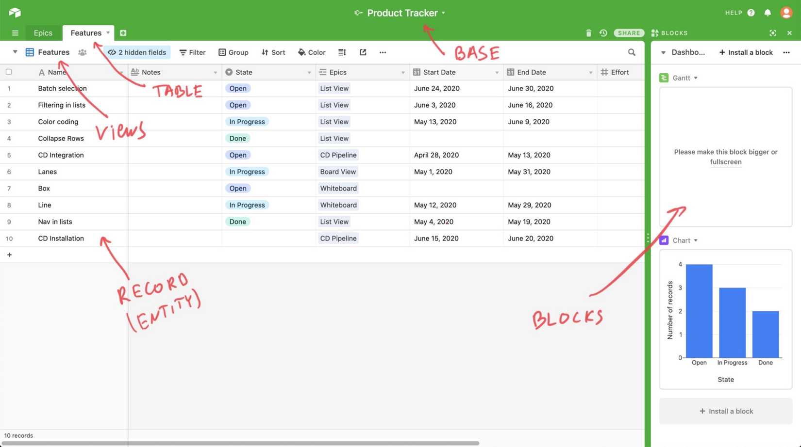Fibery vs. Airtable. We connect your bases!