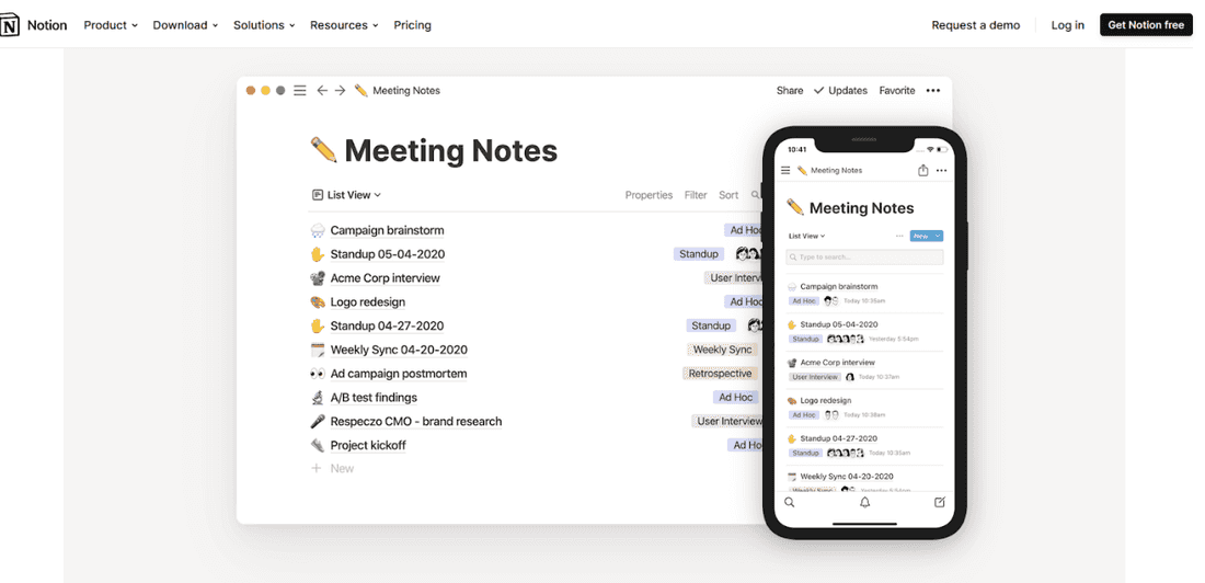 If there's any app that can compete with Obsidian's clean UI, it's Notion