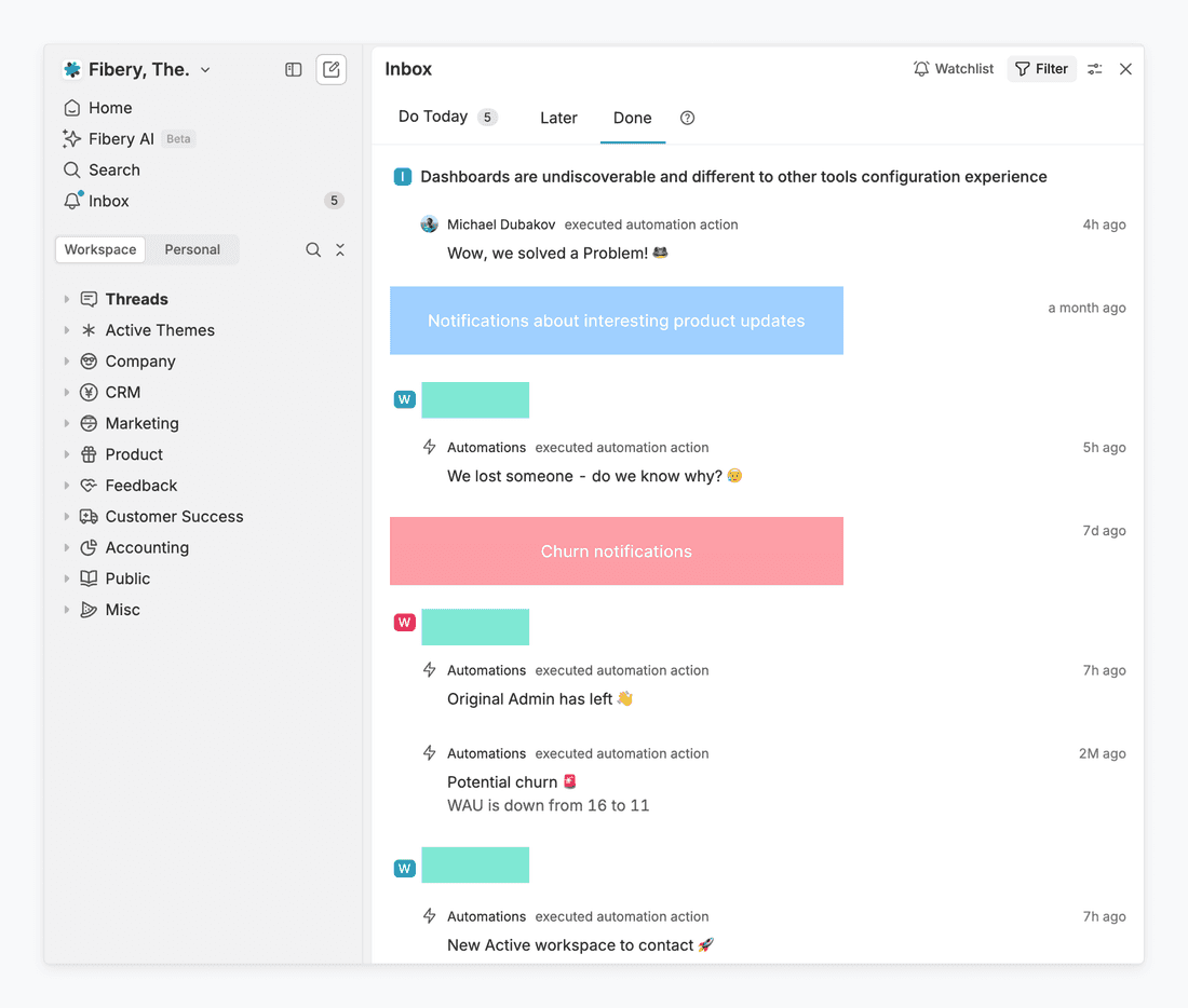 Example of daily CS manager inbox :)