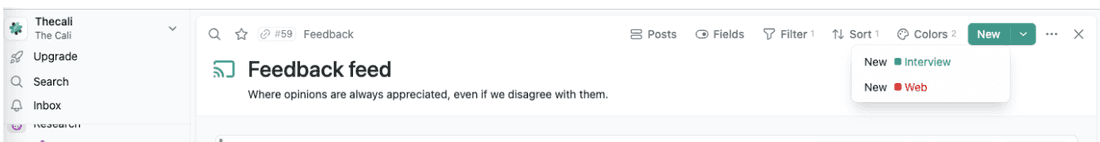 You can easily add new insights and entries
