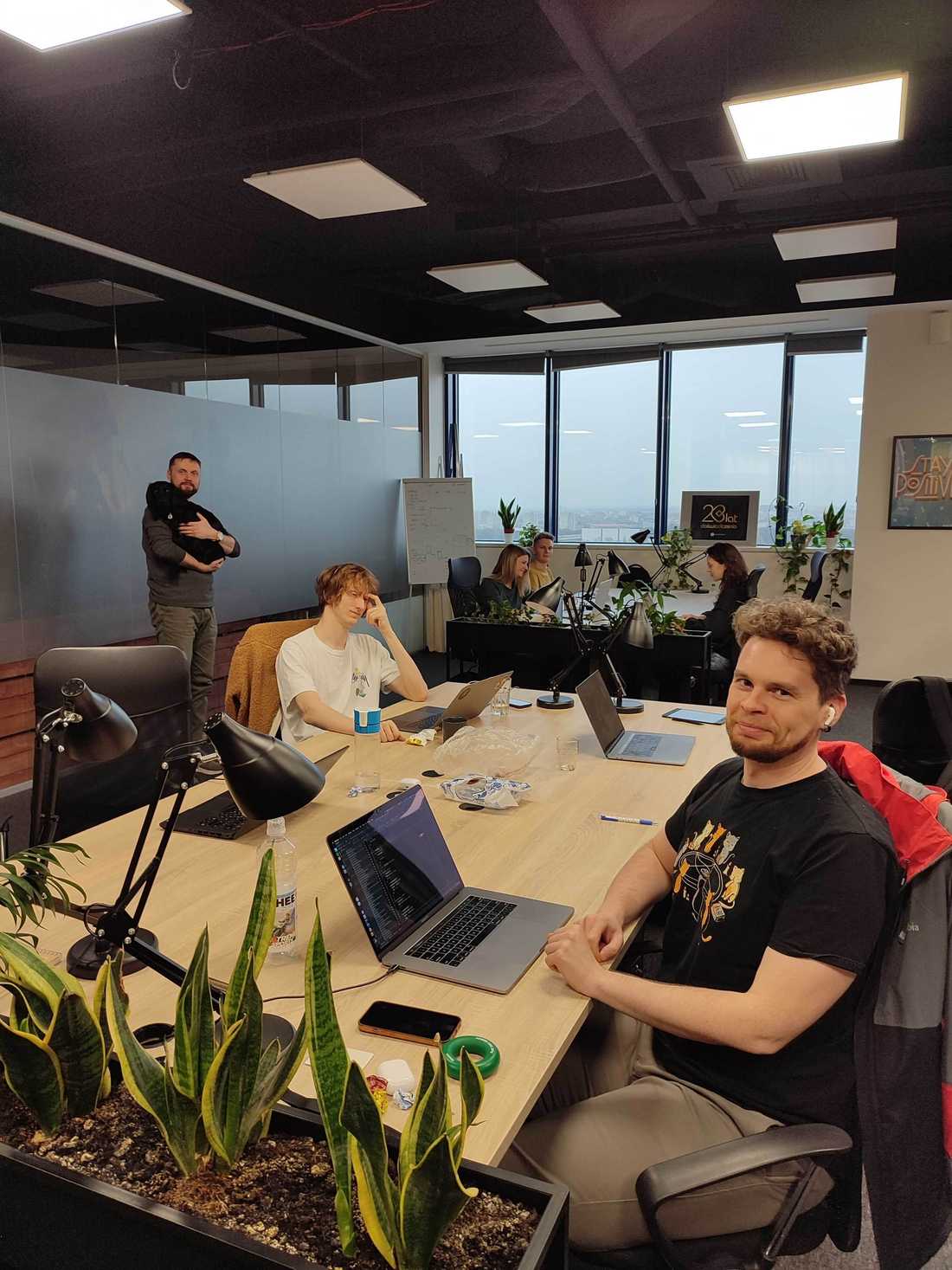 Some Fibery developers in their natural habitat. 