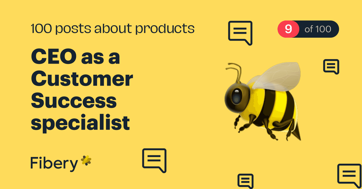 CEO as a Customer Success specialist [9/100]