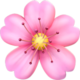 Emoji cherry-blossom