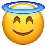 Emoji face-with-halo