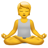 Emoji person-in-lotus-position