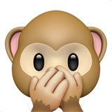 Emoji speak-no-evil-monkey