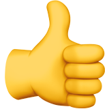 Emoji thumbs-up