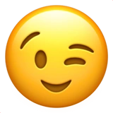 Emoji winking